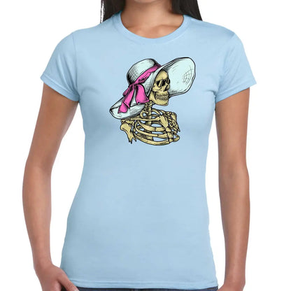 Skeleton Lady Ladies T-shirt - Tshirtpark.com
