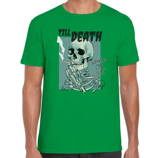 Skeleton Smoking T-Shirt - Tshirtpark.com