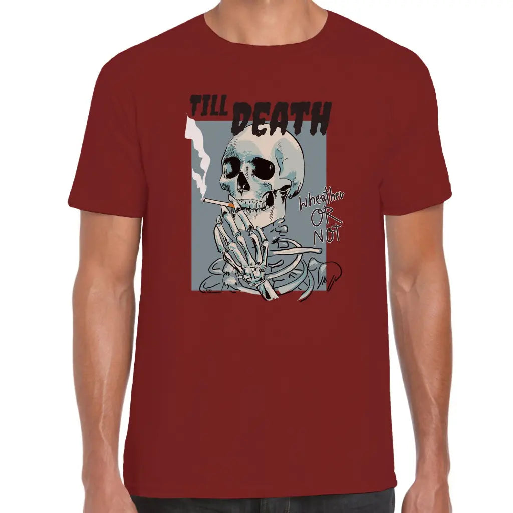 Skeleton Smoking T-Shirt - Tshirtpark.com