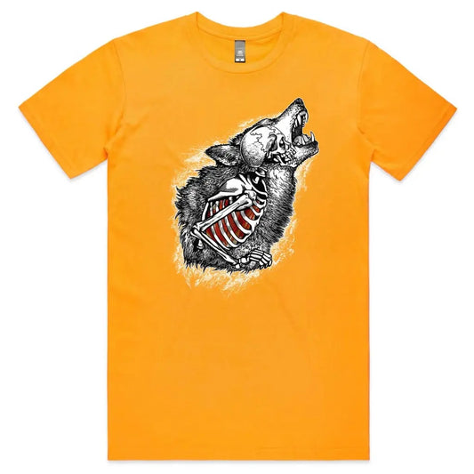 Skeleton Wolf T-Shirt - Tshirtpark.com