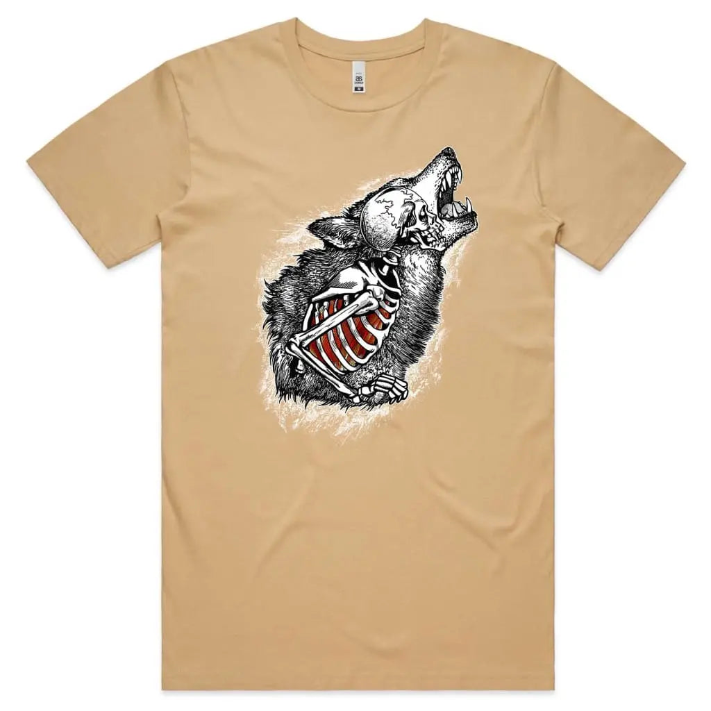 Skeleton Wolf T-Shirt - Tshirtpark.com