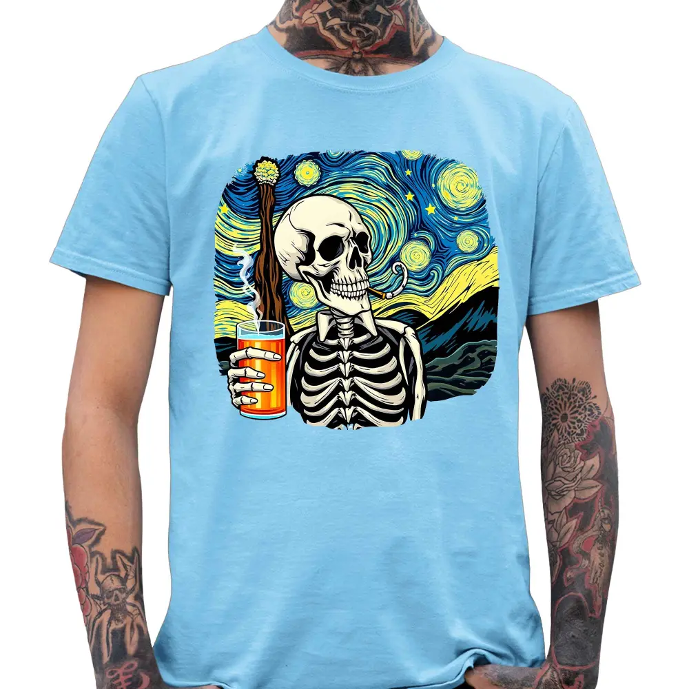 Skul Beer Van Gogh T-Shirt - Tshirtpark.com