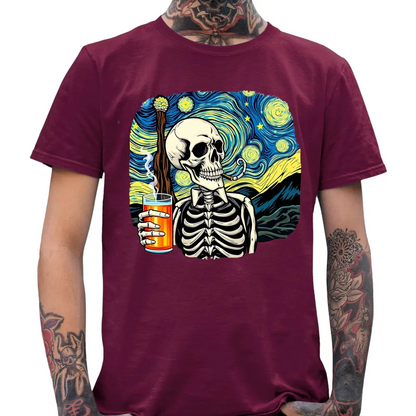 Skul Beer Van Gogh T-Shirt - Tshirtpark.com