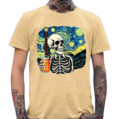 Skul Beer Van Gogh T-Shirt - Tshirtpark.com