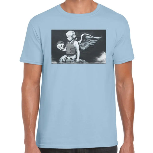 Skull Angel Banksy T-Shirt - Tshirtpark.com