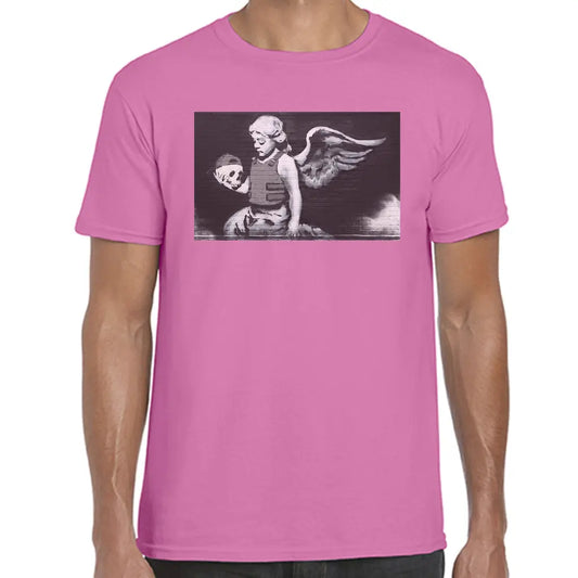 Skull Angel Banksy T-Shirt - Tshirtpark.com