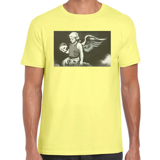 Skull Angel Banksy T-Shirt - Tshirtpark.com