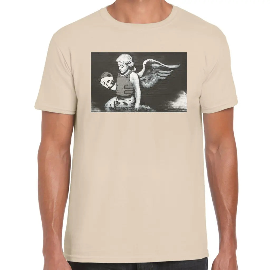 Skull Angel Banksy T-Shirt - Tshirtpark.com