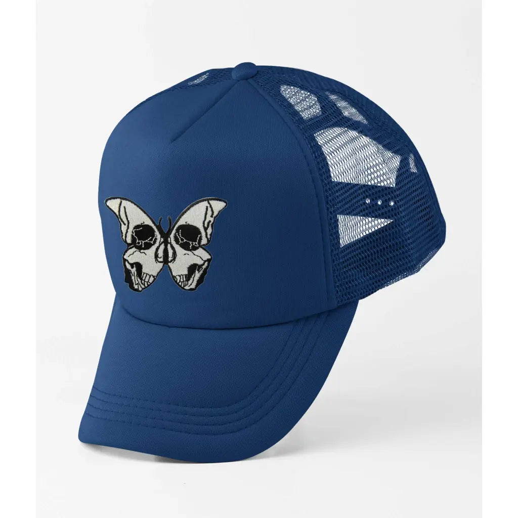 Skull Butterfly Trucker Cap - Tshirtpark.com