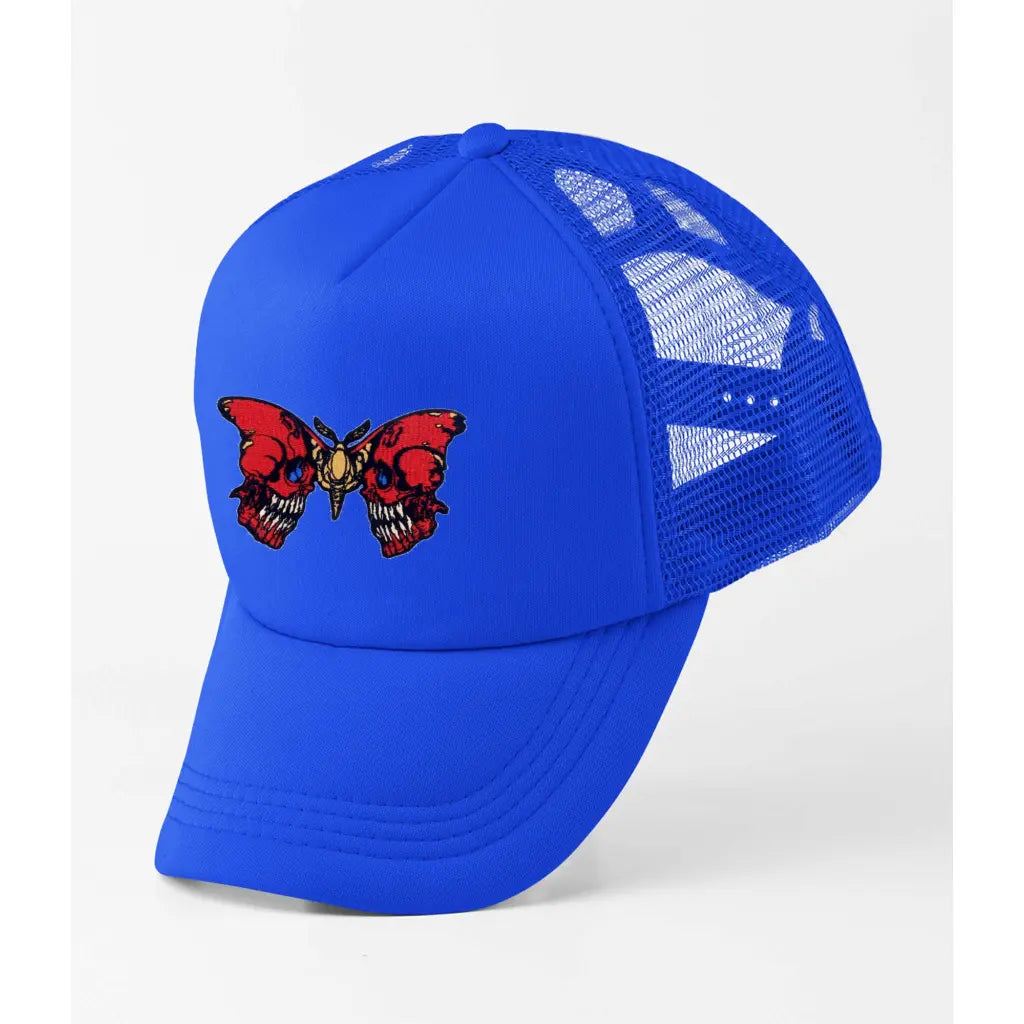 Skull Butterfly Trucker Cap - Tshirtpark.com