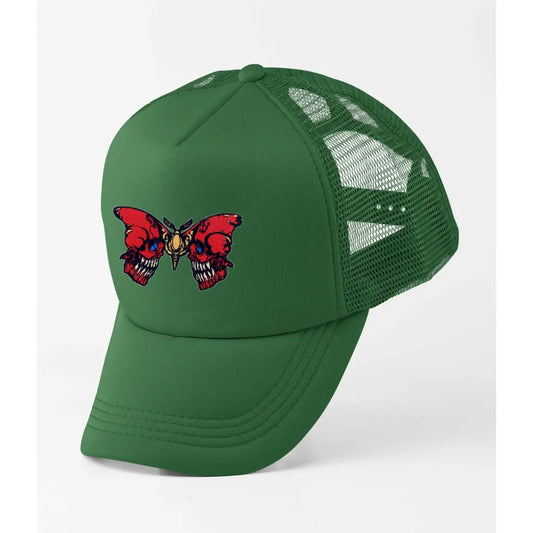 Skull Butterfly Trucker Cap - Tshirtpark.com