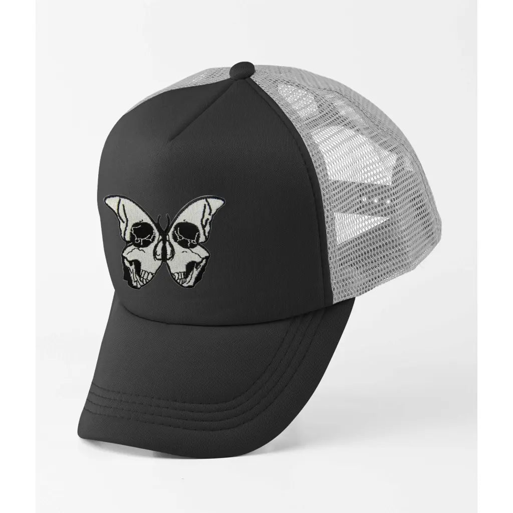 Skull Butterfly Trucker Cap - Tshirtpark.com