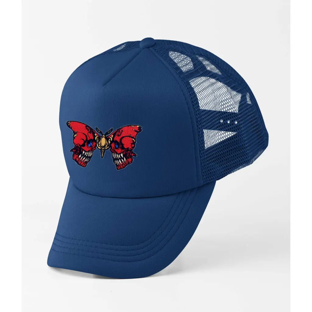 Skull Butterfly Trucker Cap - Tshirtpark.com