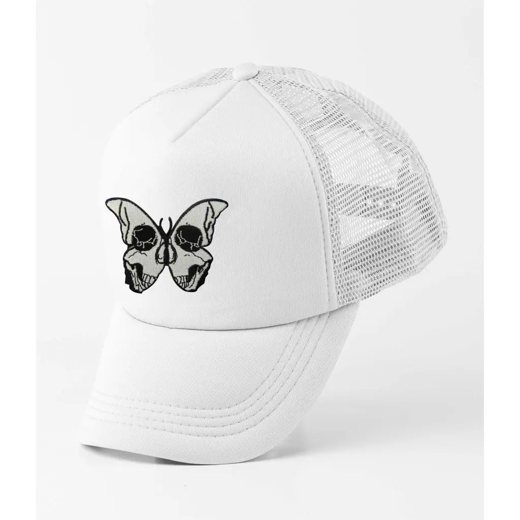 Skull Butterfly Trucker Cap - Tshirtpark.com