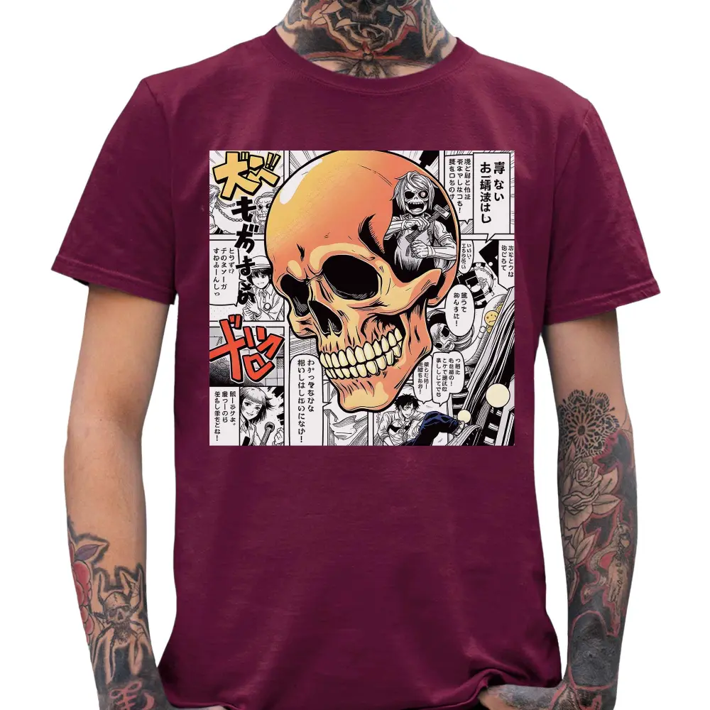 Skull Collage Anime T-Shirt - Tshirtpark.com