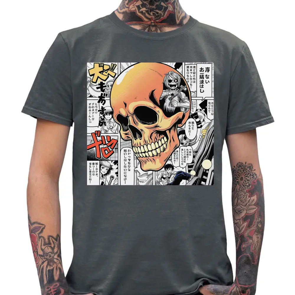 Skull Collage Anime T-Shirt - Tshirtpark.com