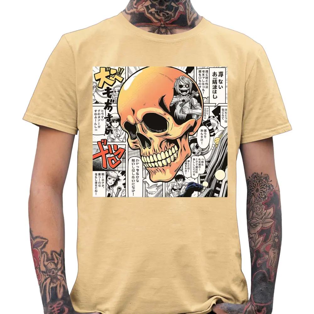 Skull Collage Anime T-Shirt - Tshirtpark.com