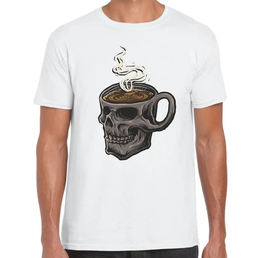 Skull Cup Coffee T-Shirt - Tshirtpark.com