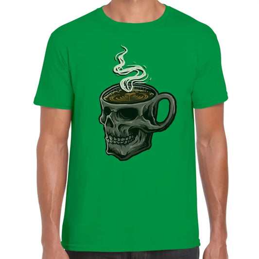 Skull Cup Coffee T-Shirt - Tshirtpark.com