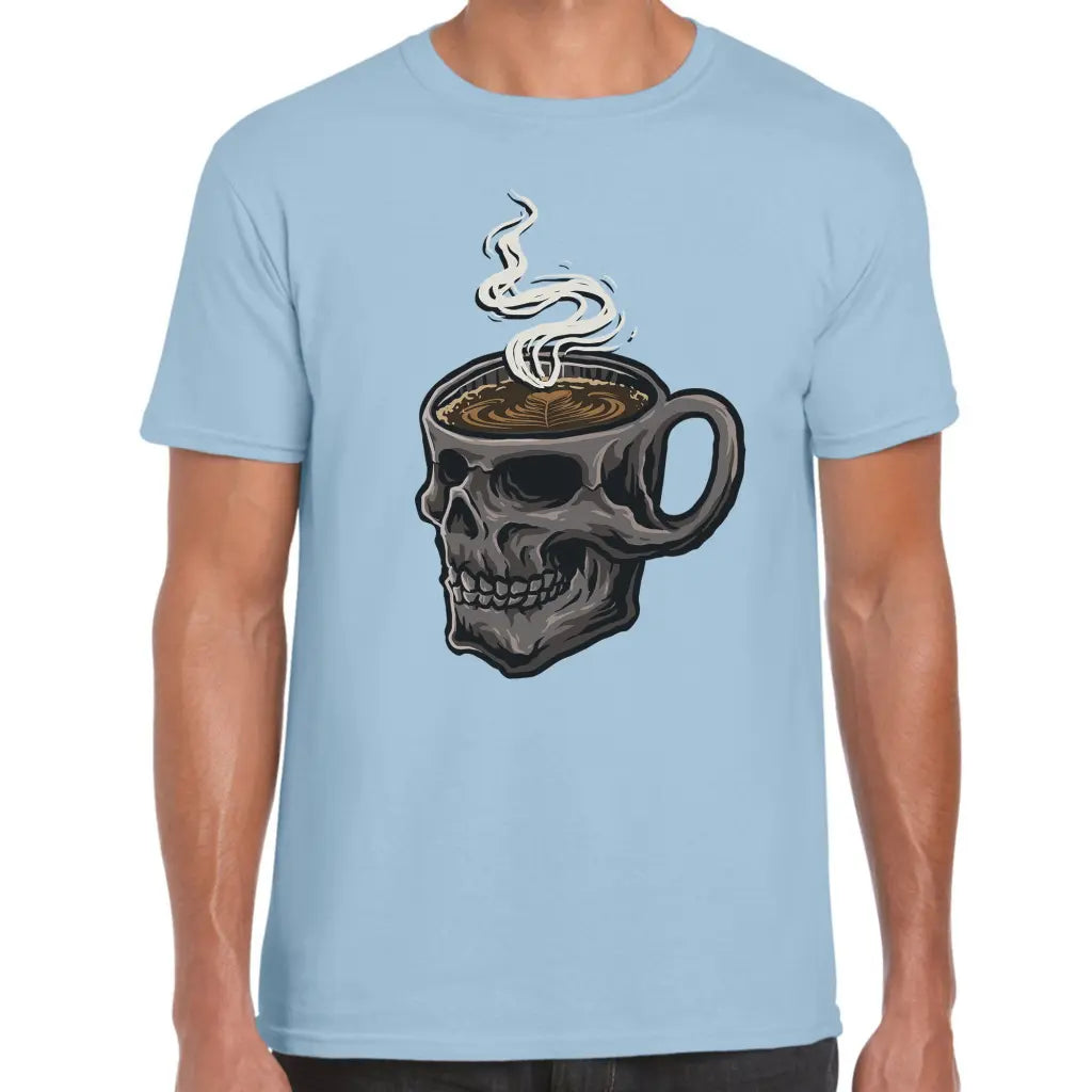 Skull Cup Coffee T-Shirt - Tshirtpark.com