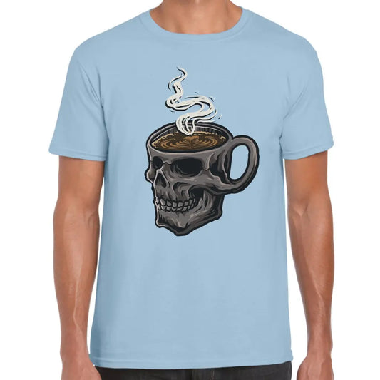 Skull Cup Coffee T-Shirt - Tshirtpark.com