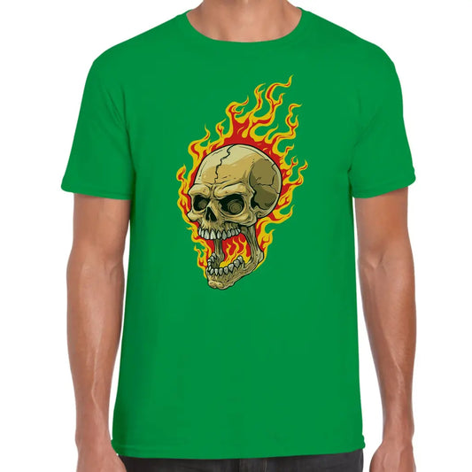 Skull Flame T-Shirt - Tshirtpark.com