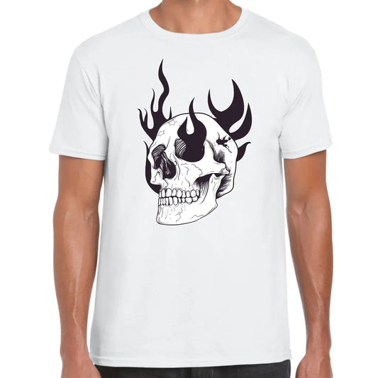 Skull Flame T-Shirt - Tshirtpark.com