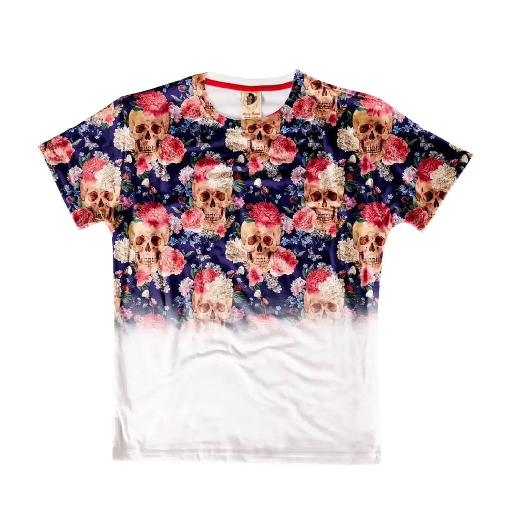 Skull Flower T-Shirt - Tshirtpark.com