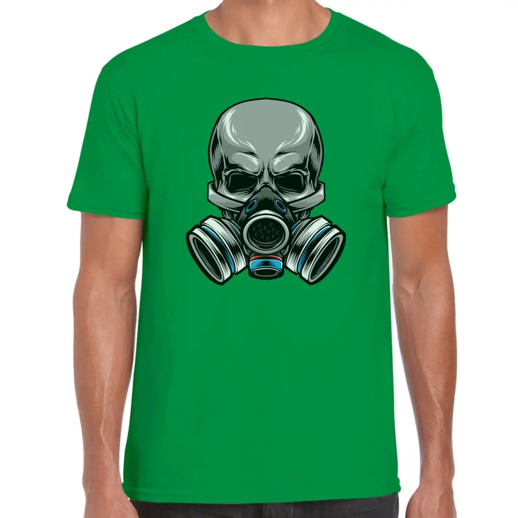 Skull Gasmask T-Shirt - Tshirtpark.com