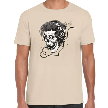 Skull Headphone Wires T-Shirt - Tshirtpark.com