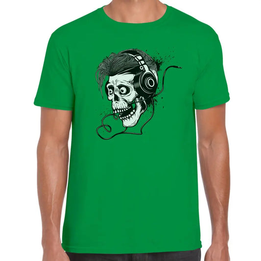 Skull Headphone Wires T-Shirt - Tshirtpark.com