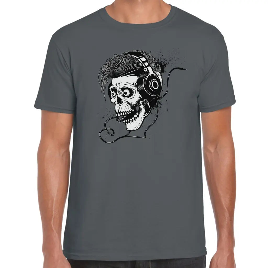 Skull Headphone Wires T-Shirt - Tshirtpark.com