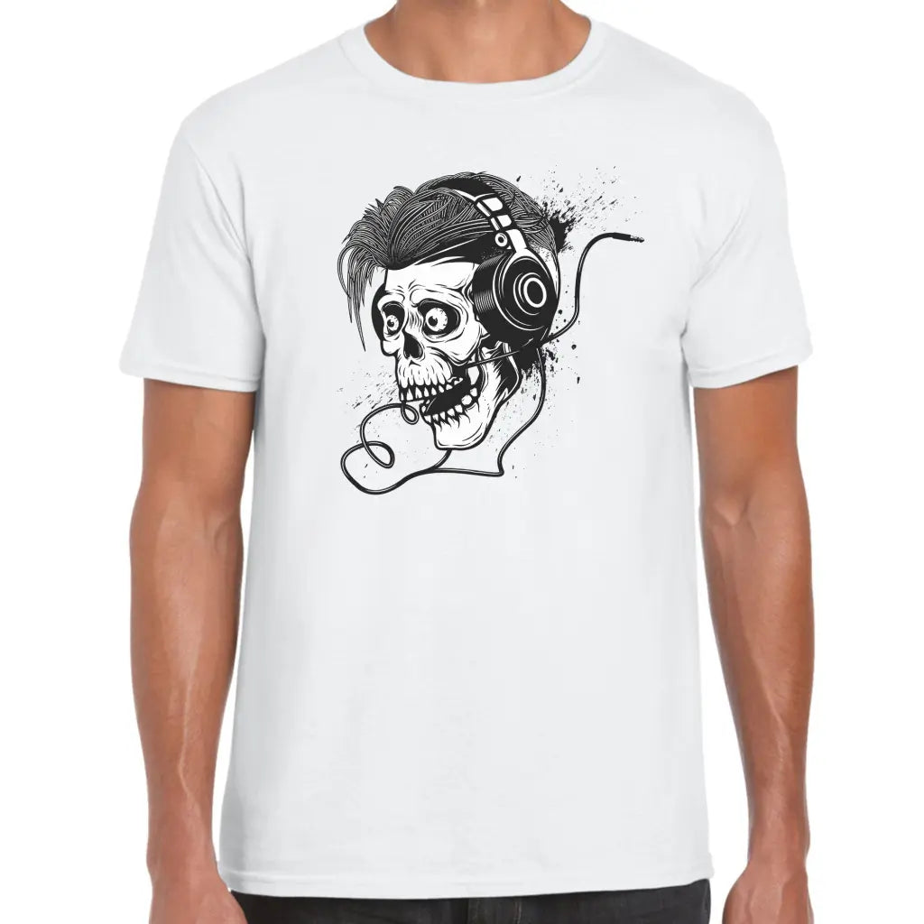 Skull Headphone Wires T-Shirt - Tshirtpark.com
