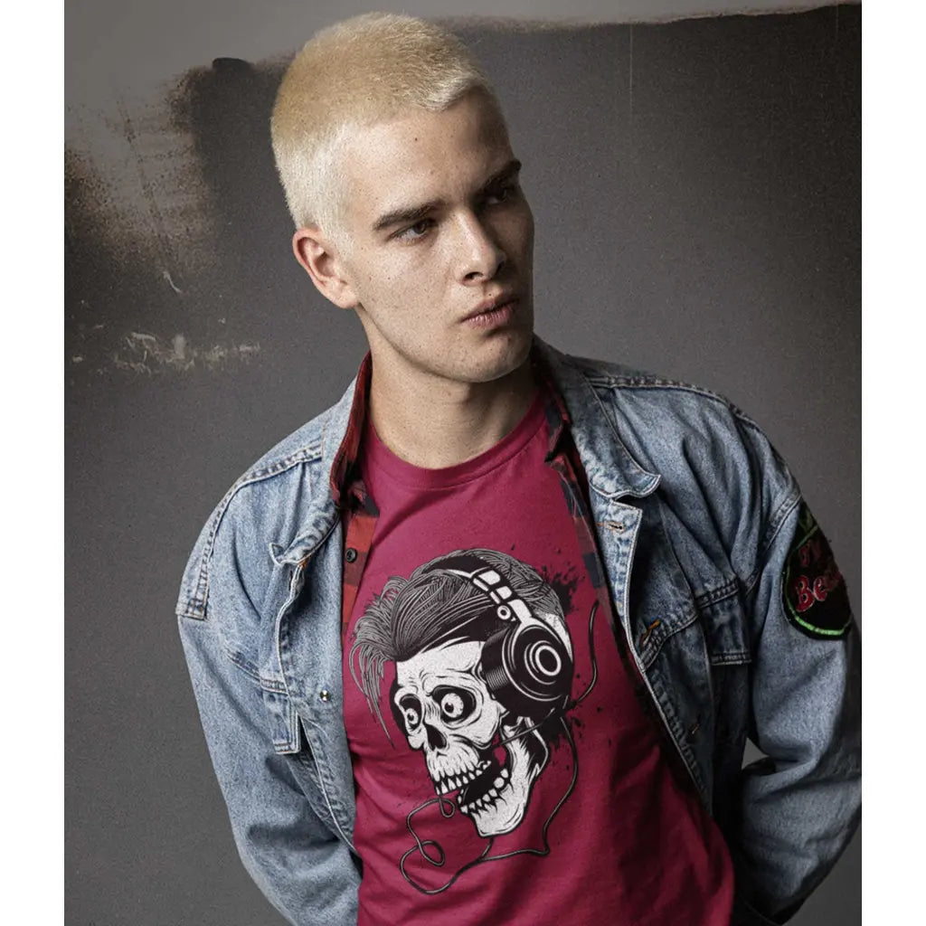 Skull Headphone Wires T-Shirt - Tshirtpark.com