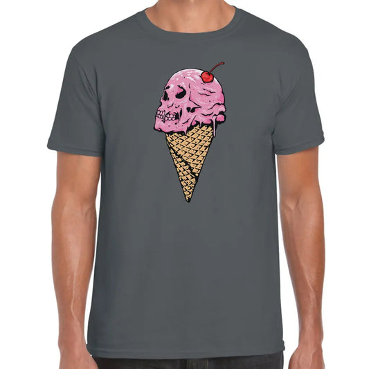 Skull Ice Cream T-Shirt - Tshirtpark.com