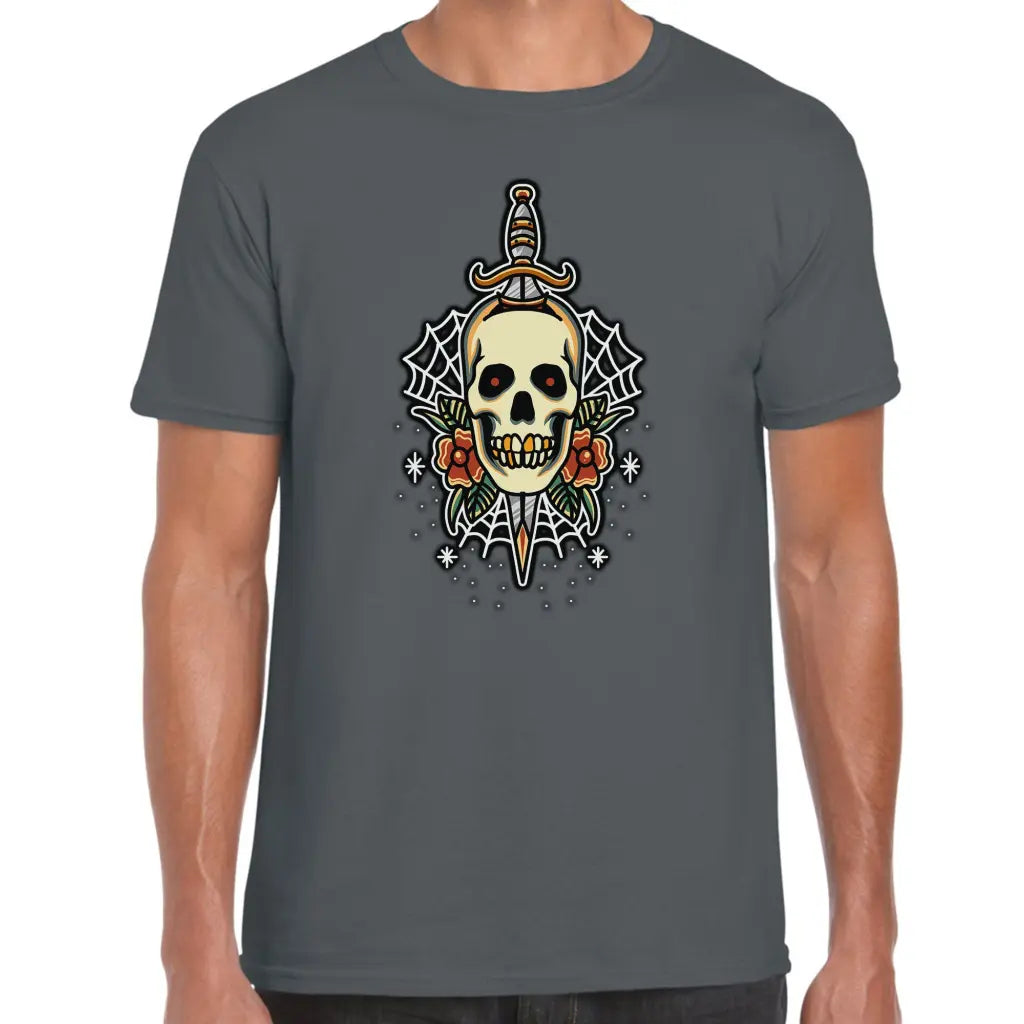 Skull Knife T-Shirt - Tshirtpark.com