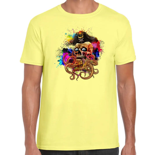 Skull Octopus Captain T-Shirt - Tshirtpark.com