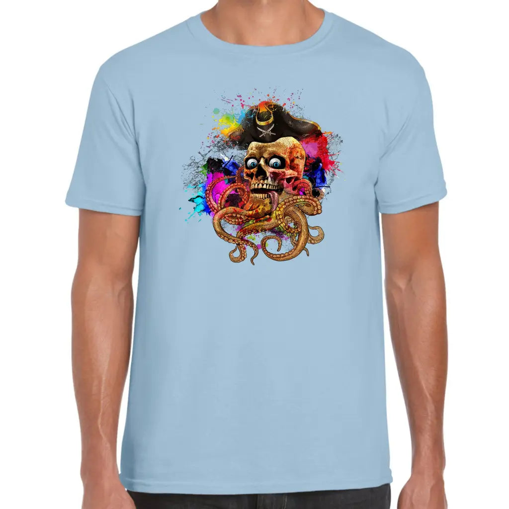 Skull Octopus Captain T-Shirt - Tshirtpark.com