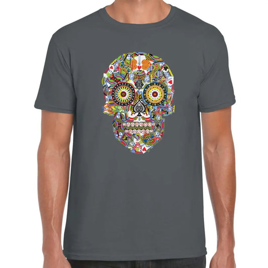 Skull Playing Card T-Shirt - Tshirtpark.com