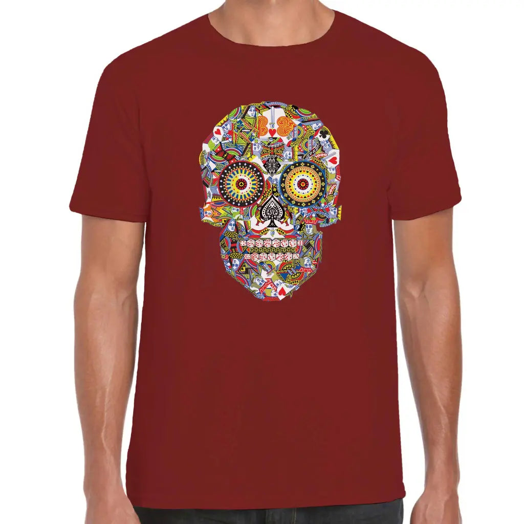 Skull Playing Card T-Shirt - Tshirtpark.com