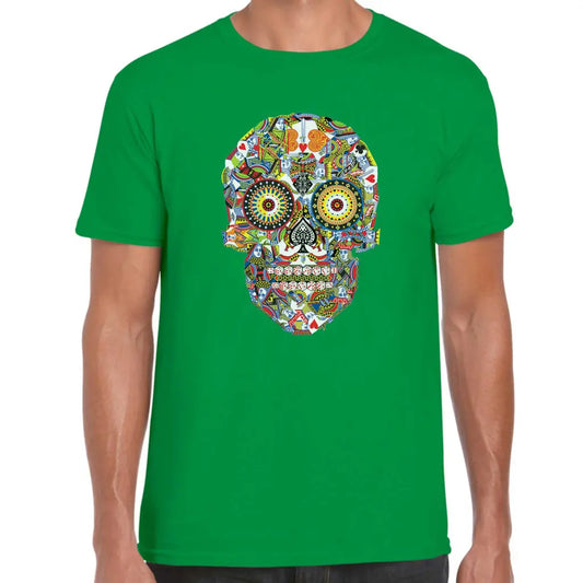 Skull Playing Card T-Shirt - Tshirtpark.com