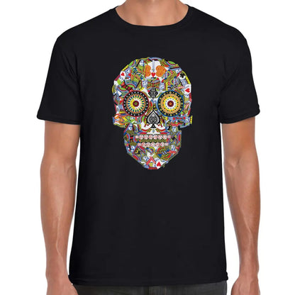 Skull Playing Card T-Shirt - Tshirtpark.com