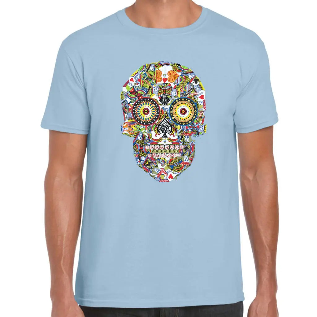 Skull Playing Card T-Shirt - Tshirtpark.com