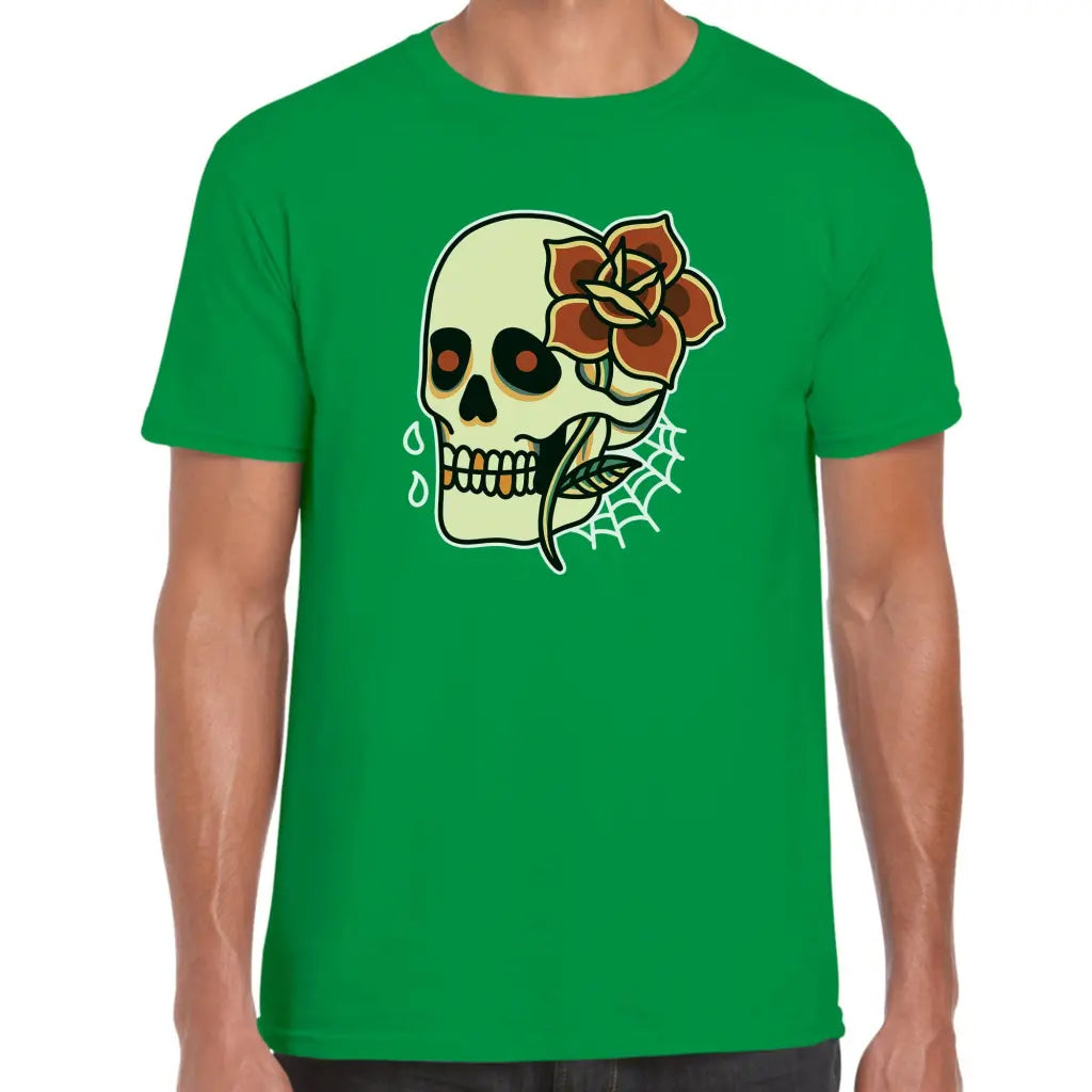 Skull Rose Tattoo T-Shirt - Tshirtpark.com