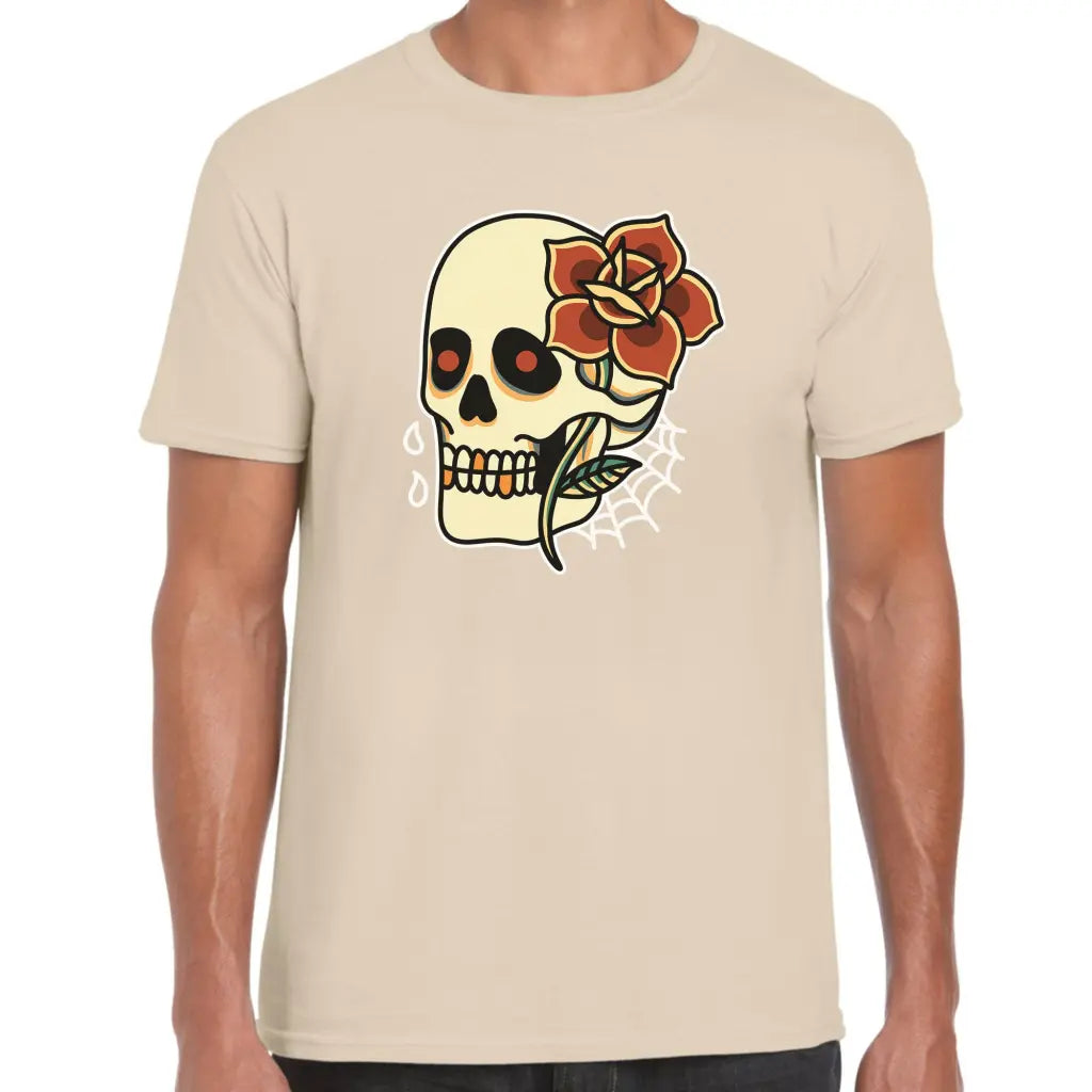 Skull Rose Tattoo T-Shirt - Tshirtpark.com