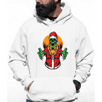 Skull Santa Colour Hoodie - Tshirtpark.com