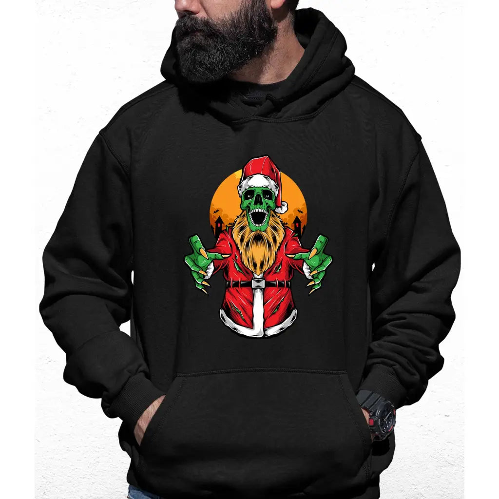 Skull Santa Colour Hoodie - Tshirtpark.com