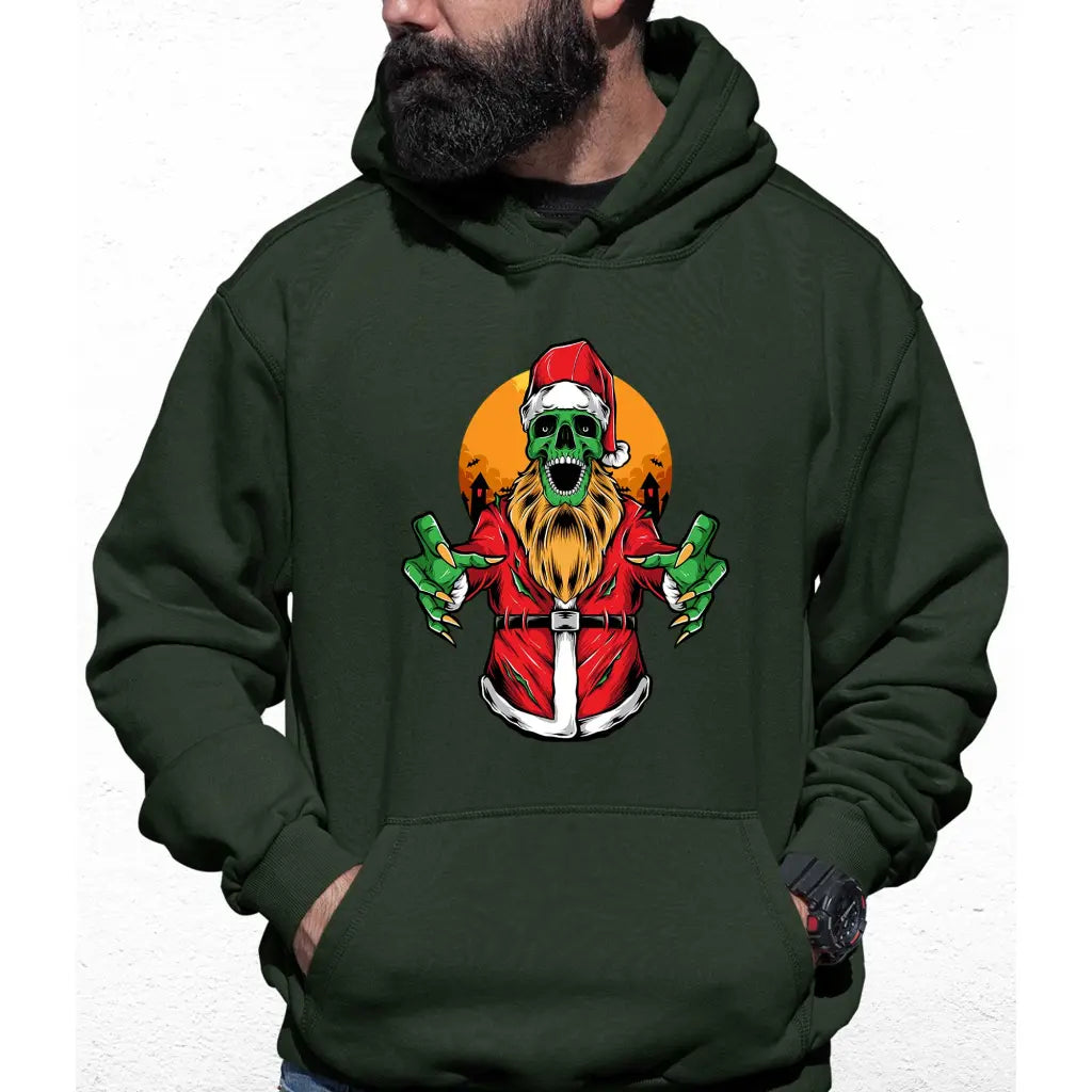 Skull Santa Colour Hoodie - Tshirtpark.com