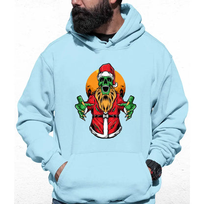 Skull Santa Colour Hoodie - Tshirtpark.com