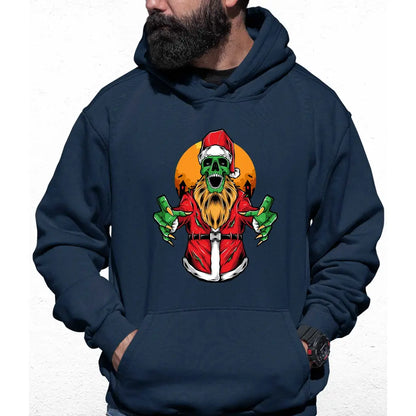 Skull Santa Colour Hoodie - Tshirtpark.com